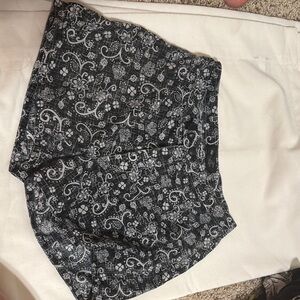 Xhilaration Black and White Swim Coverup Shorts